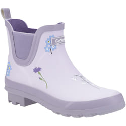 ) Cotswold Wildflower Ankle Rubber Women's Lilac Wellington Boots - Purple, 3 (Adults'