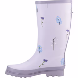 ) Cotswold Wildflower Tall Rubber Women's Lilac Wellington Boots - Purple, 6 (Adults'