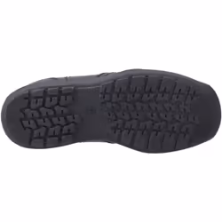 ) Hush Puppies Morgan Leather Boys's Black Loafers - Black, 8 (Adults'