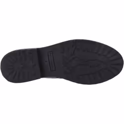 ) Hush Puppies Verity Kiltie Leather Women's Black Loafers - Black, 7 (Adults'