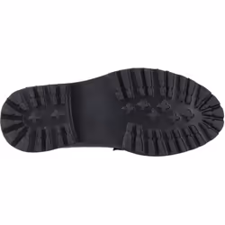 ) Hush Puppies Grazia Leather Girls's Black Loafers - Black, 11 (Adults'