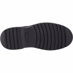 ) Hush Puppies Romeo Leather Boys's Black Shoes - Black, 12 (Adults'