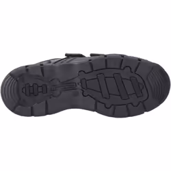 ) Hush Puppies Tristen Leather Boys's Black Loafers - Black, 11 (Adults'