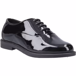 ) Hush Puppies Nellie Patent Leather Girls's Black Oxford Shoes - Black, 3 (Adults'