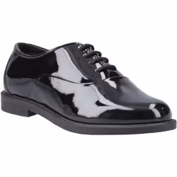 ) Hush Puppies Nellie Patent Leather Girls's Black Oxford Shoes - Black, 6 (Adults'