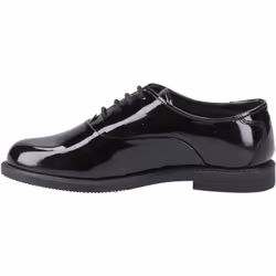 ) Hush Puppies Nellie Patent Leather Girls's Black Oxford Shoes - Black, 6 (Adults'