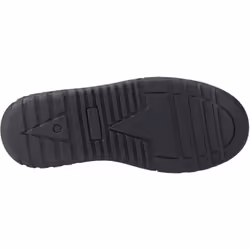 ) Hush Puppies Sergio Leather Boys's Black Loafers - Black, 6 (Adults'