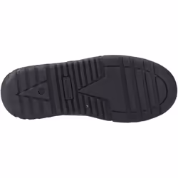 ) Hush Puppies Sutton Bungee Leather Boys's Black Lace-Up Shoes - Black, 4 (Adults'
