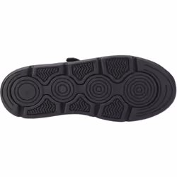 ) Hush Puppies Alfie Bungee Snr Leather Boys's Black Shoes - Black, 3 (Adults'