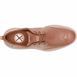 ) Hush Puppies Advance Leather Men's Cappucino Lace-Up Shoes - Brown, 12 (Adults'