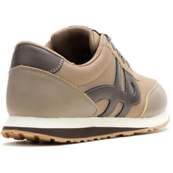 ) Hush Puppies Seventy8 Leather Men's Fossil Trainers - Brown, 7 (Adults'