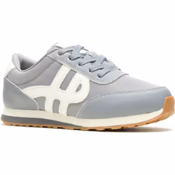 ) Hush Puppies Seventy8 Leather Women's Grey Trainers - Grey, 3 (Adults'