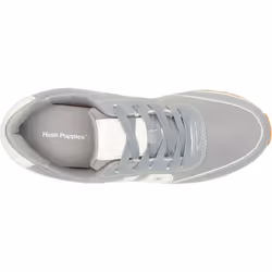 ) Hush Puppies Seventy8 Leather Women's Grey Trainers - Grey, 5 (Adults'