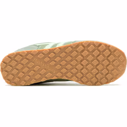 ) Hush Puppies Seventy8 Leather Women's Olive Trainers - Green, 4 (Adults'