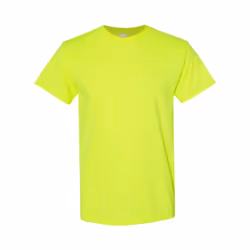 Gildan Heavy Cotton T-Shirt - XL, Safety Green