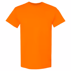 Gildan Heavy Cotton T-Shirt - XL, Safety Orange