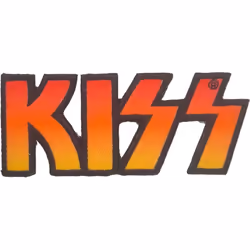Kiss Logo Cut Out Iron On Patch