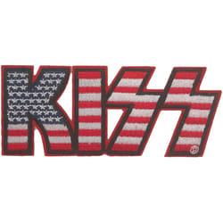 Kiss Logo American Flag Iron On Patch