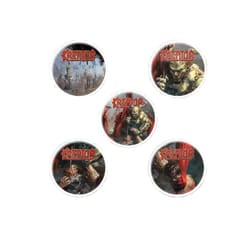 Kreator Hate Uber Alles Album Badge Set (Pack of 5)