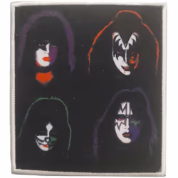 Kiss Four Heads Iron On Patch
