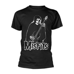 Misfits Unisex Adult Bass Fiend T-Shirt - XXL, Black