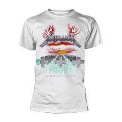 Metallica Unisex Adult Master Of Puppets T-Shirt - S, White