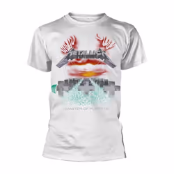 Metallica Unisex Adult Master Of Puppets T-Shirt - XXL, White