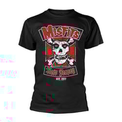 Misfits Unisex Adult Biker Design T-Shirt - XL, Black