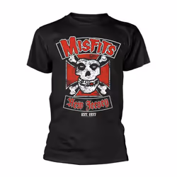 Misfits Unisex Adult Biker Design T-Shirt - XXL, Black