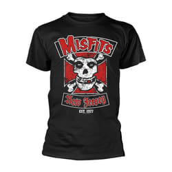 Misfits Unisex Adult Biker Design T-Shirt - XXL, Black