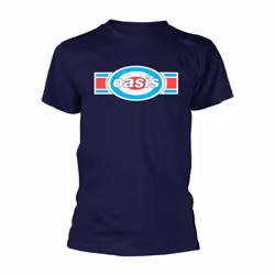 Oasis Unisex Adult Oblong Target T-Shirt - XXL, Blue
