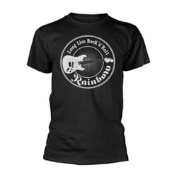 Rainbow Unisex Adult Long Live Guitar T-Shirt - XXL, Black