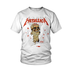 Metallica Unisex Adult One Landmine T-Shirt - S, White