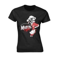 Misfits Womens/Ladies Waitress T-Shirt - XXL, Black