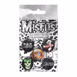 Misfits Logo Badge Set (Pack of 5)