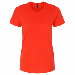 Gildan Womens/Ladies Softstyle Midweight T-Shirt - L, Red