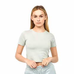 Juice Womens/Ladies Tilly Crop T-Shirt - L, Sage