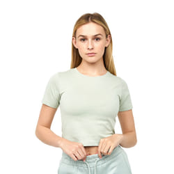 Juice Womens/Ladies Tilly Crop T-Shirt - L, Sage