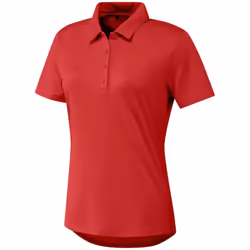 Adidas Womens/Ladies Primegreen Performance Polo Shirt - XS, Collegiate Red