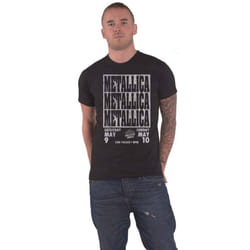 Metallica Unisex Adult Cow Palace T-Shirt - XL, Black