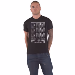 Metallica Unisex Adult Cow Palace T-Shirt - XXL, Black