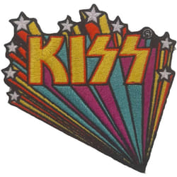 Kiss Star Banner Iron On Patch