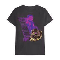 Marvel Comics Unisex Adult What If Star Lord Cotton T-Shirt - S, Black