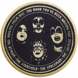 Kiss Hailing from NYC Iron On Patch