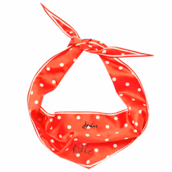 Joules Hello Polka Dot Dog Scarf