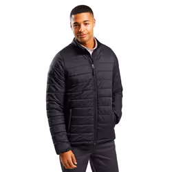 Premier Mens Recyclight Padded Jacket - L, Black