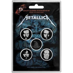 Metallica Wherever I May Roam Badge (Pack of 5)
