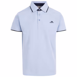 Trespass Mens Skate Polo Shirt - S, Denim Blue