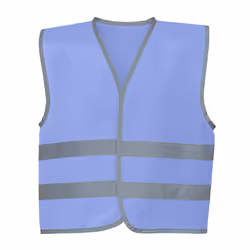 Yoko Childrens/Kids Hi-Vis Two Band Waistcoat - L, Sky Blue