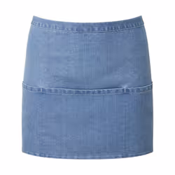 Premier Colours 3 Pocket Apron - One Size, Blue Denim
